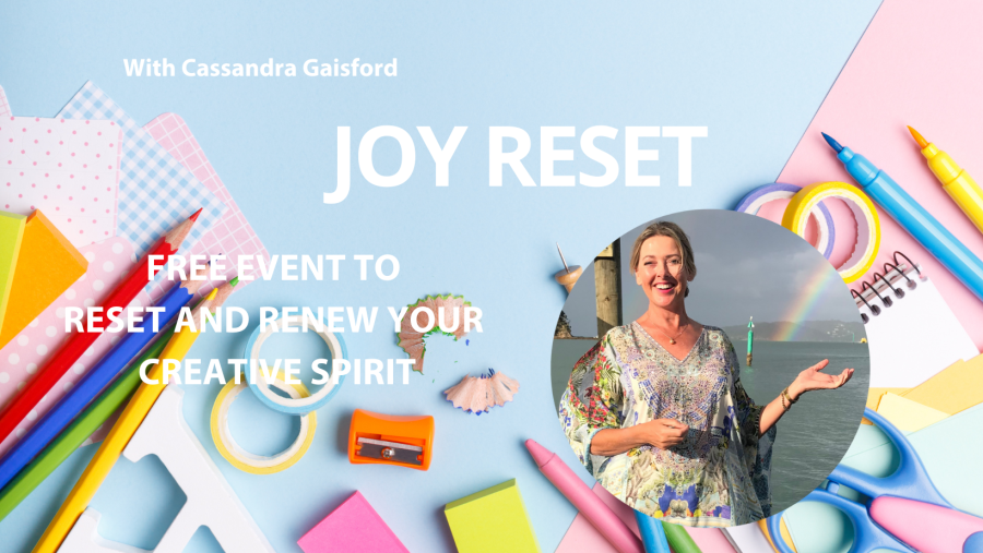 Joy Reset FREE 4 day boost for artists to reset and renew for 2022