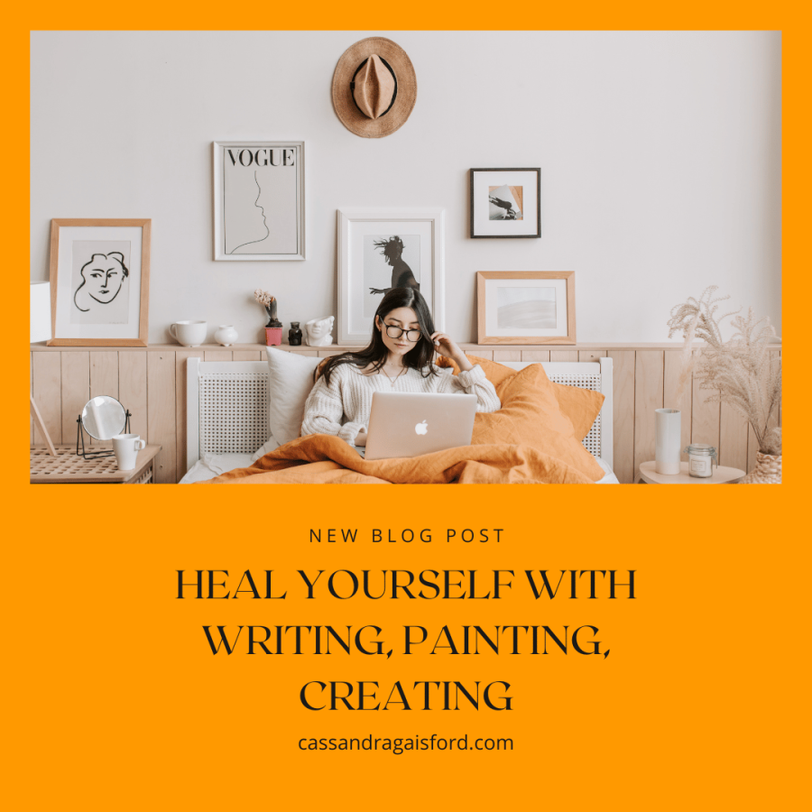 Heal yourself with writing, painting, creating