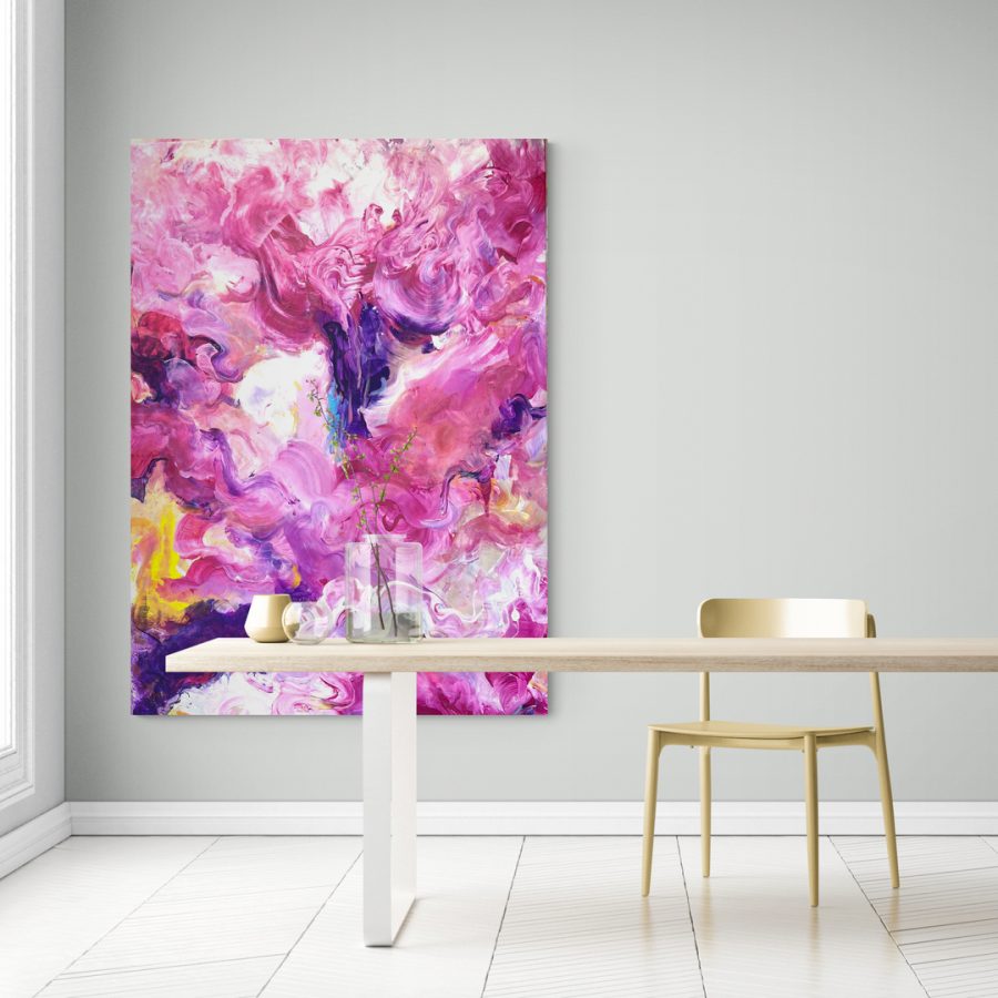 “Inside The Flower” Cassandra Gaisford The Joyful Artist Bright_minimal_dining_room
