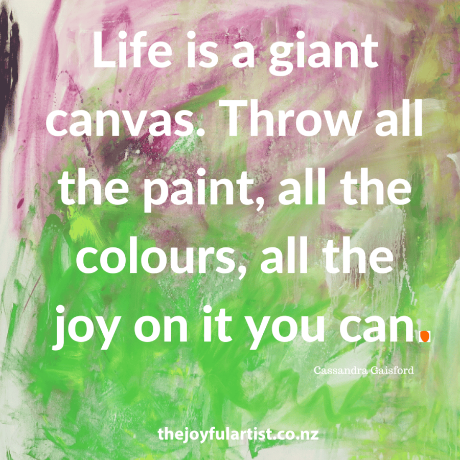 Life is a giant canvas, field of love