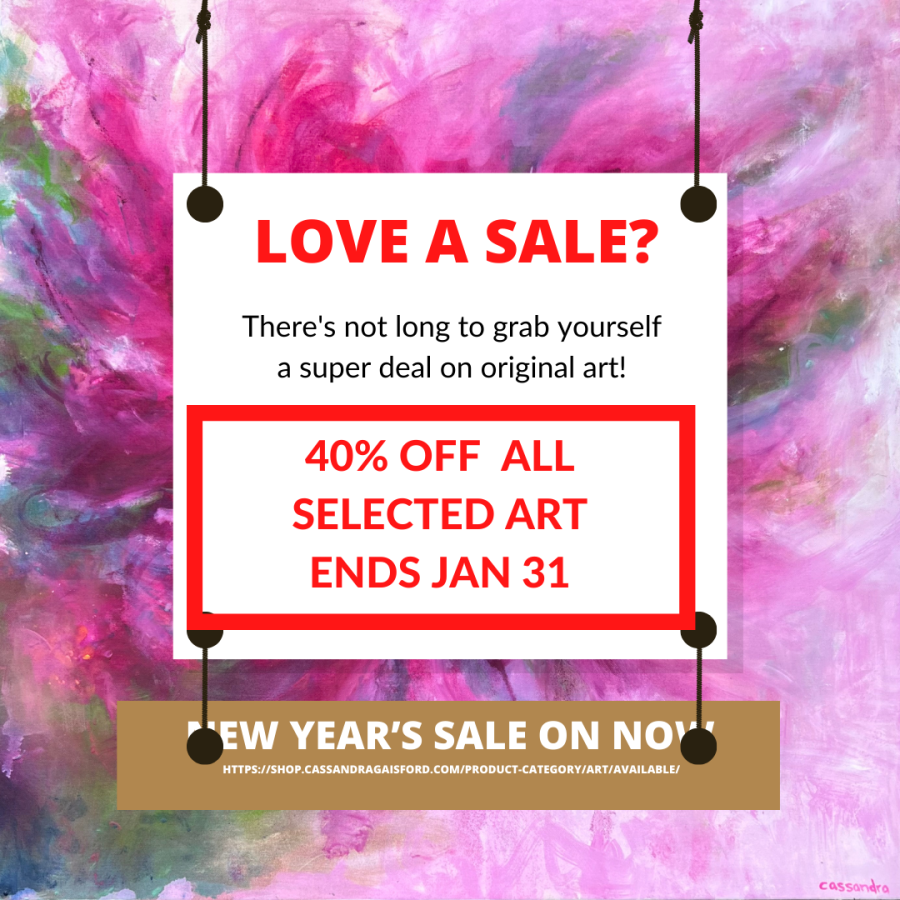 Art Sale 40% off Joyful Art