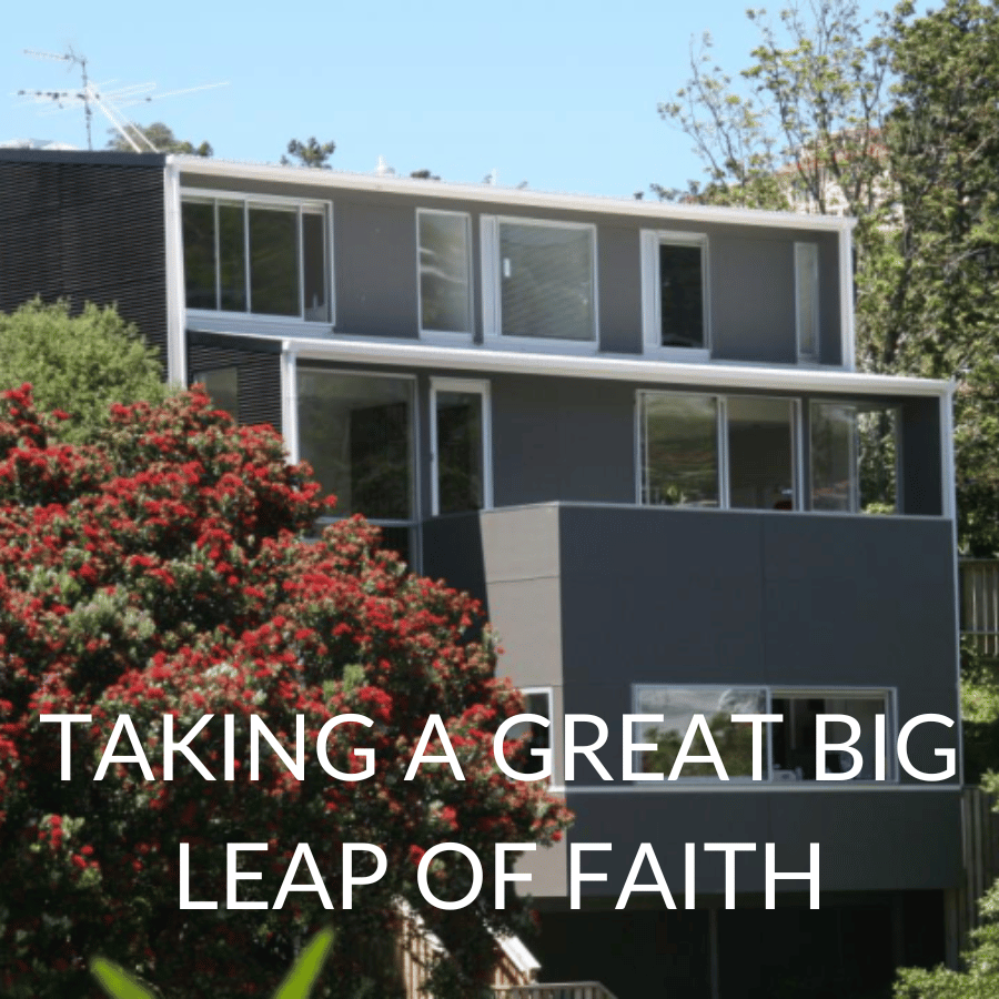 Taking a great big leap of faith